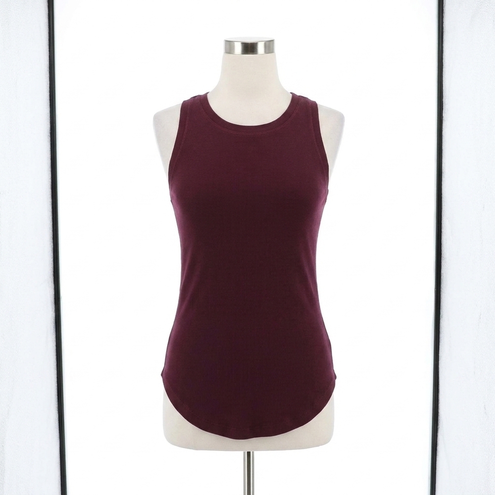 NEW MICHAEL STARS women's lindsay tank top in plum